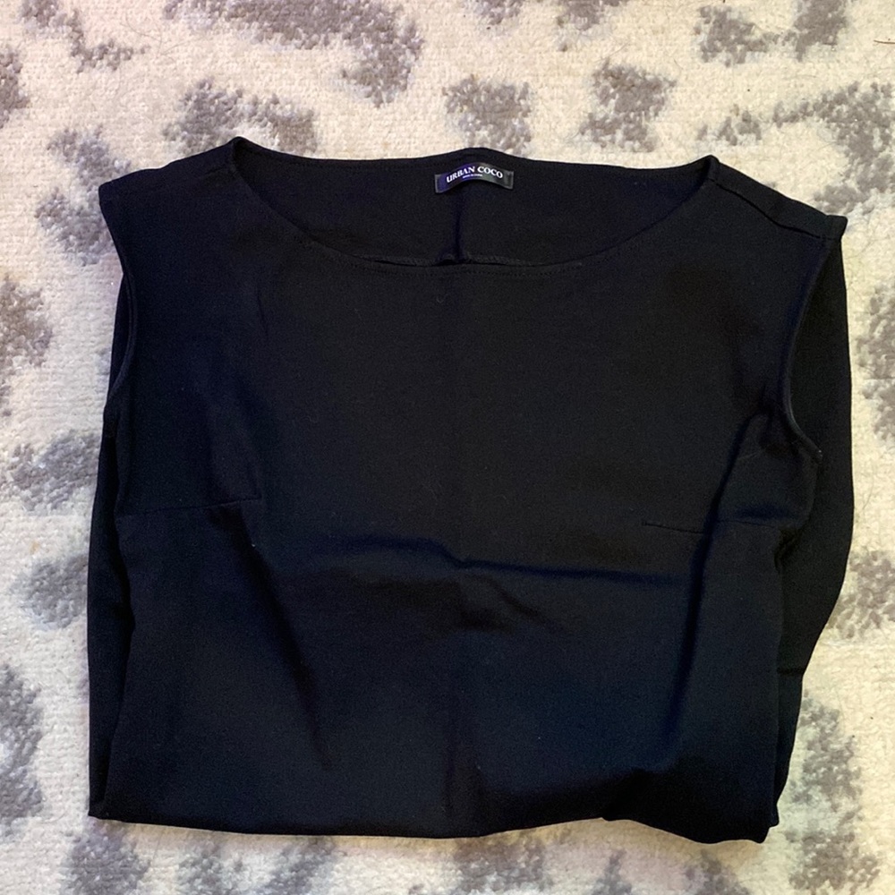urban coco black sleeveless dress